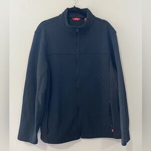 Izod Black Zip Up Sweater